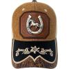 imageTOPACC Western Trucker Hat for Men Women Vintage Cowboy Country Hats Cute Baseball Cap for Western OutfitAbrown