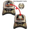 imageTOPACC Western Trucker Hat for Men Women Vintage Cowboy Country Hats Cute Baseball Cap for Western OutfitE Beige