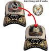 imageTOPACC Western Trucker Hat for Men Women Vintage Cowboy Country Hats Cute Baseball Cap for Western OutfitF Beige