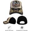imageTOPACC Western Trucker Hat for Men Women Vintage Cowboy Country Hats Cute Baseball Cap for Western OutfitF Beige