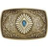 imageTOPACC Western Belt Buckle Cowboy Vintage Cowgirl Belt Buckle 15 in Novelty for Men WomenTurquoise Gold