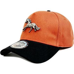 imageTOPACC Western Baseball Cap for Women Men Vintage Western Country Hat Horse Cowboy Hat for Cowgirl Accessory Black