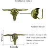 imageTOPACC Western Belt Buckle for Men Women Novelty Rodeo Cowgirl Cowboy Belt Buckle for Western Gift Fit 15 InchesB Bronze