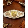 imageTOPACC Western Belt Buckle for Men Women Novelty Rodeo Cowgirl Cowboy Belt Buckle for Western Gift Fit 15 InchesC Silver Gold