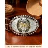 imageTOPACC Western Belt Buckle for Men Women Novelty Rodeo Cowgirl Cowboy Belt Buckle for Western Gift Fit 15 InchesL Silver Gold