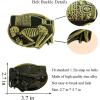 imageTOPACC Western Belt Buckle for Men Women Novelty Rodeo Cowgirl Cowboy Belt Buckle for Western Gift Fit 15 InchesT Bronze