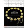 imageTOPACC Western Metal Concho Belt for Women Cowgirl Chain Belts for Dresses Jeans Country Concert OutfitYellow Gold67