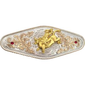 imageTOPACC Western Belt Buckle for Men Women Novelty Rodeo Cowgirl Cowboy Belt Buckle for Western Gift Fit 15 InchesD Silver Gold
