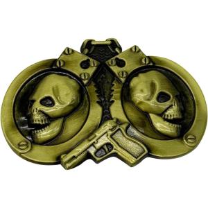 imageTOPACC Western Belt Buckle for Men Women Novelty Rodeo Cowgirl Cowboy Belt Buckle for Western Gift Fit 15 InchesR Bronze