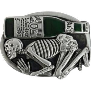 imageTOPACC Western Belt Buckle for Men Women Novelty Rodeo Cowgirl Cowboy Belt Buckle for Western Gift Fit 15 InchesS Silver