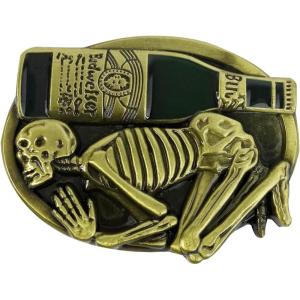 imageTOPACC Western Belt Buckle for Men Women Novelty Rodeo Cowgirl Cowboy Belt Buckle for Western Gift Fit 15 InchesT Bronze