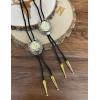 imageTOPACC Native American Bolo Tie for Men Women Gold Western Bolo Tie Initial Letter A To Z Vintage Cowboy NecklaceE