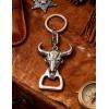 imageTOPACC Western Keychain Bottle Opener Cowboy Horse Bottle Opener Keychain Tool Vintage Key Ring for Western AccessoriesAsilver