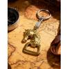 imageTOPACC Western Keychain Bottle Opener Cowboy Horse Bottle Opener Keychain Tool Vintage Key Ring for Western AccessoriesDgold