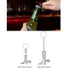 imageTOPACC Western Keychain Bottle Opener Cowboy Horse Bottle Opener Keychain Tool Vintage Key Ring for Western AccessoriesEsilver