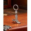 imageTOPACC Western Keychain Bottle Opener Cowboy Horse Bottle Opener Keychain Tool Vintage Key Ring for Western AccessoriesFsilver