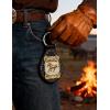 imageTOPACC Western Leather Keychain for Men Women Bag Charms Vintage Cowboy Key Rings for Western AccessoriesC Black