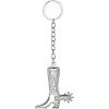 imageTOPACC Western Keychain Bottle Opener Cowboy Horse Bottle Opener Keychain Tool Vintage Key Ring for Western AccessoriesEsilver