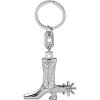 imageTOPACC Western Keychain Bottle Opener Cowboy Horse Bottle Opener Keychain Tool Vintage Key Ring for Western AccessoriesFsilver