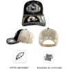 imageTOPACC Western Trucker Hat for Men Women Vintage Cowboy Country Hats Cute Baseball Cap for Western OutfitJ Black