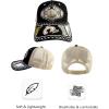 imageTOPACC Western Trucker Hat for Men Women Vintage Cowboy Country Hats Cute Baseball Cap for Western OutfitK Black