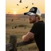 imageTOPACC Western Trucker Hat for Men Women Vintage Cowboy Country Hats Cute Baseball Cap for Western OutfitL Black
