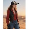 imageTOPACC Western Trucker Hat for Men Women Vintage Cowboy Country Hats Cute Baseball Cap for Western OutfitM Beige
