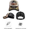 imageTOPACC Western Trucker Hat for Men Women Vintage Cowboy Country Hats Cute Baseball Cap for Western OutfitM Beige