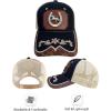 imageTOPACC Western Trucker Hat for Men Women Vintage Cowboy Country Hats Cute Baseball Cap for Western OutfitT Black