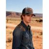 imageTOPACC Western Trucker Hat for Men Women Vintage Cowboy Country Hats Cute Baseball Cap for Western OutfitV Grey