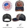 imageTOPACC Western Trucker Hat for Men Women Vintage Cowboy Country Hats Cute Baseball Cap for Western OutfitY Grey