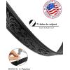 image:imageTOPACC 2 Pack Western Belts for Men Women Without Buckle Cowgirl Cowboy Belt Strap 15A Blackbrown