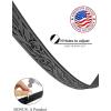 image:imageTOPACC 2 Pcs Western Belts for Men Women Without Buckle Cowgirl Cowboy 15 Leather Country Belt for Jeans Pants DressesA Blakcbrown