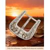 image:imageTOPACC 3 Pcs Gold Western Belt Buckle for Men Women Novelty Replacement Rodeo Cowboy Belt BuckleB Gold
