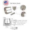 image:imageTOPACC 3 Pcs Gold Western Belt Buckle for Men Women Novelty Replacement Rodeo Cowboy Belt BuckleC Gold