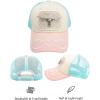 image:imageTOPACC Cowboy Trucker Hat for Women Cowgirl Western Country Hat Cute Baseball Cap for Rodeo OutfitA Pink