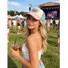 image:imageTOPACC Cowboy Trucker Hat for Women Cowgirl Western Country Hat Cute Baseball Cap for Rodeo OutfitB Pink