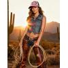 image:imageTOPACC Cowboy Trucker Hat for Women Cowgirl Western Country Hat Cute Baseball Cap for Rodeo OutfitE Pink