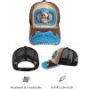 image:imageTOPACC Cowboy Trucker Hat for Women Cowgirl Western Country Hat Cute Baseball Cap for Rodeo OutfitH Blue