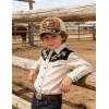 image:imageTOPACC Toddler Baseball Cap for Boys Girls Cowboy Trucker Hat Western Country Hat Age 410Longhorn Brown