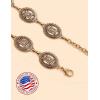 image:imageTOPACC Western Chain Belts for Women Metal Concho Belt for Cowgirl Dress Jeans Country Concert OutfitAgold