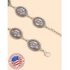 image:imageTOPACC Western Chain Belts for Women Metal Concho Belt for Cowgirl Dress Jeans Country Concert OutfitBsilver