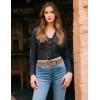 image:imageTOPACC Womens Mens Western Belt with Buckle Cowboy Cowgirl Country Belt for Jeans PantsBrown