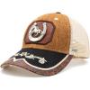 image:imageTOPACC Toddler Baseball Cap for Boys Girls Cowboy Trucker Hat Western Country Hat Age 410Horse Brown