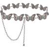 image:imageTOPACC Western Chain Belts for Women Metal Concho Belt for Cowgirl Dress Jeans Country Concert OutfitFsilver