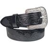 image:imageTOPACC Womens Mens Western Belt with Buckle Cowboy Cowgirl Country Belt for Jeans PantsBlack