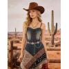 image:imageTOPACC Western Jewelry Set for Women Metal Vintage Western Necklace with Earings Cowgirl Jewery for Country Concert OutfitAGold