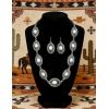 image:imageTOPACC Western Jewelry Set for Women Metal Vintage Western Necklace with Earings Cowgirl Jewery for Country Concert OutfitTurquoise