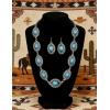image:imageTOPACC Western Jewelry Set for Women Metal Vintage Western Necklace with Earings Cowgirl Jewery for Country Concert OutfitWhite