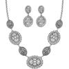 image:imageTOPACC Western Jewelry Set for Women Metal Vintage Western Necklace with Earings Cowgirl Jewery for Country Concert OutfitASilver